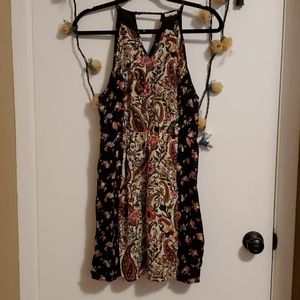 ModCloth floral sleeveless sun dress